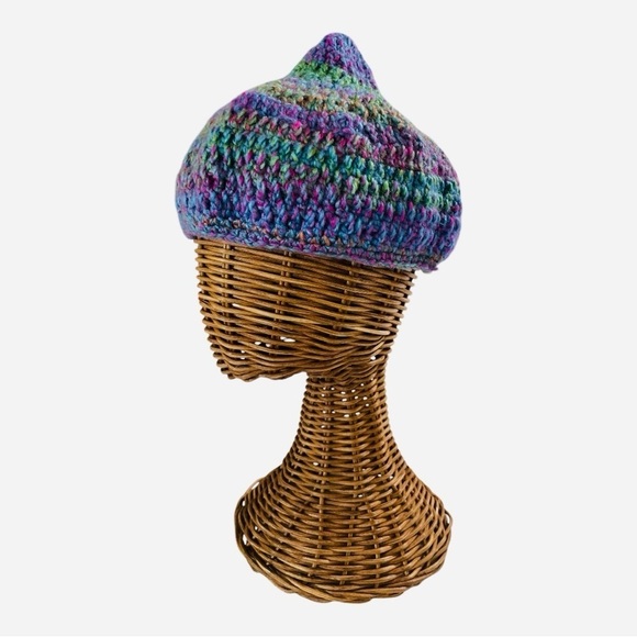 Vibrant Multicolor Knit Beanie - Picture 2 of 11